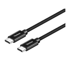 YENKEE YCU C102 BK kabel USB-C 2.0 (M) - USB-C 2.0 (M) 2m černá 