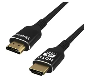 YENKEE YCH 115 Kabel HDMI 2.0 (M) - HDMI 2.0 (M) 1.5m černá / 4K/60Hz  
