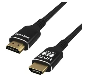 YENKEE YCH 130 HDMI 2.0 (M) - HDMI 2.0 (M) 3 m černá / 4K/60Hz / 18 Gb/s