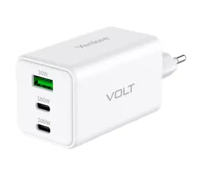 YENKEE YAC G100 VOLT 100W bílá / Nabíječka / 100W / 1x USB-A 30W / 2x USB-C 100W 