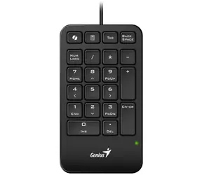 GENIUS NumPad 125 černá / Drátová numerická klávesnice / USB-C / slim design