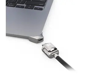 Compulocks adaptér + kabelový zámek s klíčem pro Apple MacBook Air 13" M2 stříbrná