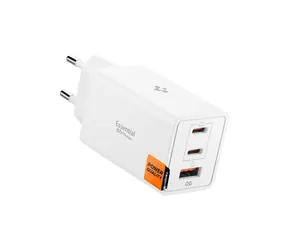 Spigen Essential EE673EU nabíječka bílá / 2x USB-C / 1x USB-A / 67W