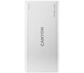 CANYON CNE-CPB1008W bílá / Powerbanka / 10000mAh / 1x microUSB / 1x Lightning / 2x USB-A 