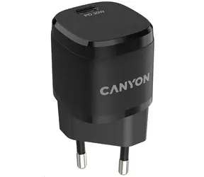 CANYON CNE-CHA20B05 černá / Nabíjecí adaptér / 1x USB-C / 20W