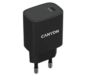 CANYON CNE-CHA20B02 černá / Nabíjecí adaptér / 1x USB-C / 20W