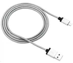 CANYON CNS-MFIC3DG šedá / nabíjecí kabel / USB 2.0 - Lightning / opletený / 1m