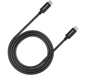 CANYON CNS-USBC44B černá / Nabíjecí  kabel / USB-C – USB-C  / 1m 