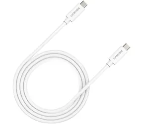 CANYON CNS-USBC44W bílá / Nabíjecí  kabel / USB-C – USB-C  / 1m 