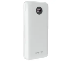 CANYON PB-2001W 20000 mAh bílá / Powerbanka / 2x USB-A / 2x USB-C