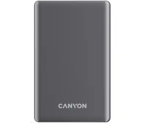 CANYON CNS-CPB510DG šedá / Powerbanka / 10000mAh / PD 20W / bezdrátové nabíjení & USB-C