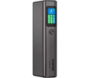 CANYON CNS-CPB230DG šedá / Powerbanka / 20000mAh / PD 130W / 2x USB-C / 1x USB-A
