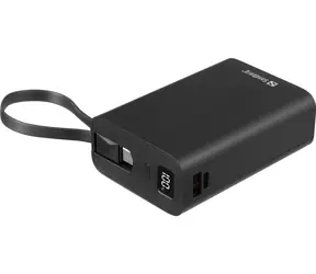 Sandberg Powerbanka černá / 20000 mAh / PD 20W / 1x USB-C / 1x USB-A / 1x USB-C kabel