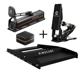 Simucube Activepedal Pro plynový pedál s řídicí jednotkou a Linkhubem