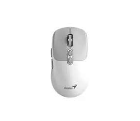 GENIUS NX-8080S bílo-šedá / Optická bezdrátová myš / 1600 dpi / Copilot / 7 tlačítek / 1x AA