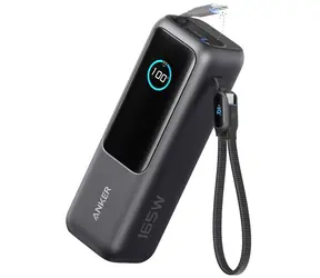 Anker Powerbank A1695H11 šedá / 25000 mAh / PD 165W / 3x USB-C & 1x USB-A