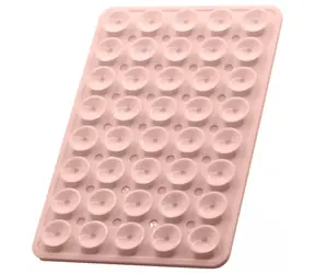 Mobile Origin Sticker Phone Mount O1 světle růžová / Silikonový držák na telefon s přísavkami