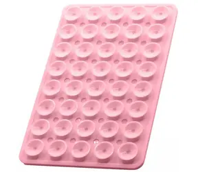 Mobile Origin Sticker Phone Mount O1 růžová / Silikonový držák na telefon s přísavkami