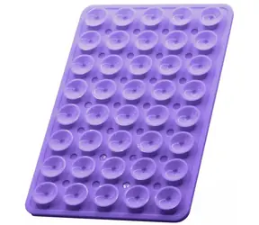 Mobile Origin Sticker Phone Mount O1 fialová / Silikonový držák na telefon s přísavkami