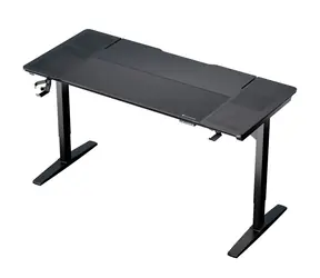 ThunderX3 LAB-X černá / Herní elektrický nastavitelný stůl / 170 x 75 cm / 75-120 cm / nosnost až 80 kg