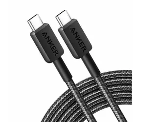Anker 322 kabel černý / USB-C - USB-C / 1.8m / 60W 