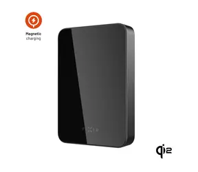 FIXED Powerbanka MagZen 10 Crystal s bezdrátovým nabíjením se standardem Qi2 a podporou MagSafe 10 000 mAh černá