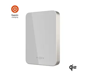 FIXED Powerbanka MagZen 10 Crystal s bezdrátovým nabíjením se standardem Qi2 a podporou MagSafe 10 000 mAh titanová