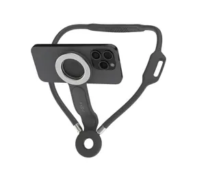 FIXED Držák telefonu na krk Creator Neck Phone Holder s podporou MagSafe šedý