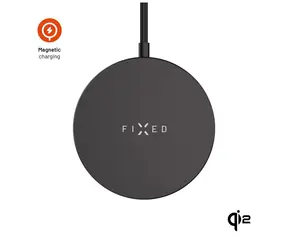 FIXED Bezdrátová nabíječka MagPad Slim s Qi2 podporou MagSafe 15W černá