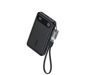 Anker 10000mAh Powerbanka černá / 22.5W / 2x USB-C / 1x USB-A / 1x Lightning