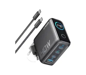 Anker Nabíječka do sítě šedá / 3xUSB-C & 1xUSB / 140W