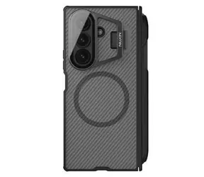 Nillkin CamShield Prop Magnetic Pen Slot Zadní Kryt pro Samsung Galaxy Z Fold 7 Transparent Black