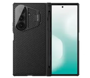 Nillkin CamShield Prop Pen Slot (Transparent Lens) Zadní Kryt pro Samsung Galaxy Z Fold 7 Black