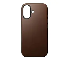 Nomad Modern Leather Case kožený kryt pro Apple iPhone 17 hnědá