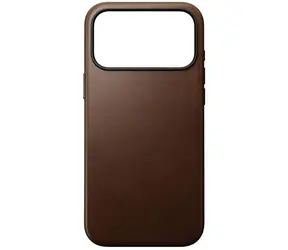 Nomad Modern Leather Case kožený kryt pro Apple iPhone 17 Pro Max hnědá
