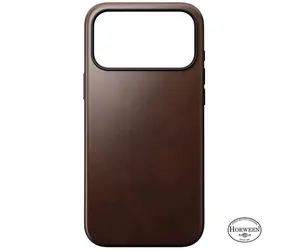 Nomad Modern Leather Case kožený kryt pro Apple iPhone 17 Pro Max rustic brown (Horween)
