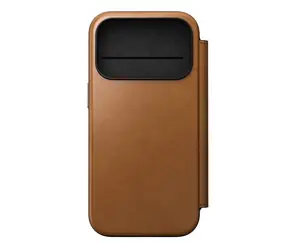 Nomad Modern Leather Folio pouzdro pro Apple iPhone 17 Pro english tan