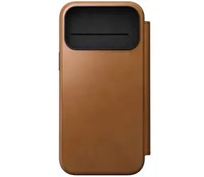Nomad Modern Leather Folio pouzdro pro Apple iPhone 17 Pro Max english tan