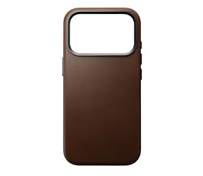 Nomad Traditional Leather Case pouzdro pro Apple iPhone 17 Pro hnědá