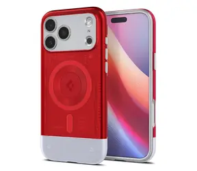 Spigen Classic C1 MagSafe zadní kryt pro Apple iPhone 17 Pro červená