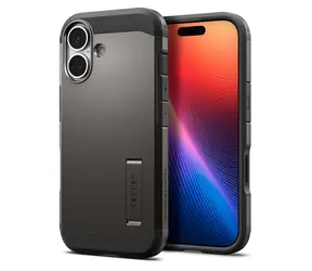 Spigen Tough Armor T MagSafe ochranný kryt pro Apple iPhone 17 gunmetal 