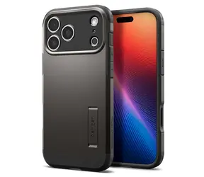 Spigen Tough Armor T MagSafe ochranný kryt pro Apple iPhone 17 Pro Max gunmetal 