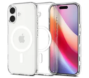Spigen Ultra Hybrid MagSafe ochranný kryt pro Apple iPhone 17 clear white