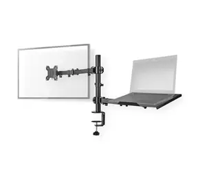 Nedis MMSISNB110BK Stojan k monitoru / až 32" / notebook až 17" / Max. 8kg / 3 otočné body 
