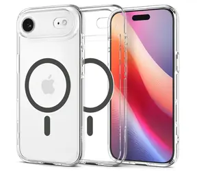 Spigen Ultra Hybrid MagSafe ochranný kryt pro Apple iPhone Air clear graphite