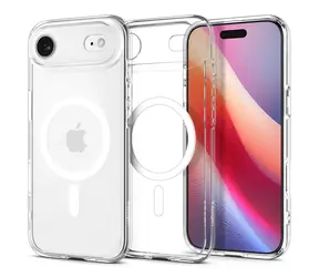 Spigen Ultra Hybrid MagSafe ochranný kryt pro Apple iPhone Air clear white