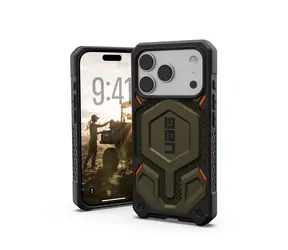 UAG Monarch Pro Kevlar zadní kryt pro Apple iPhone 17 Pro Element Green