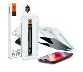Spigen Glass tR EZ Fit (Privacy) 2 Pack ochranné sklo pro Apple iPhone Air