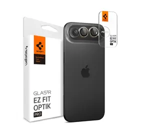 Spigen Glass tR EZ Fit Optik Pro 2 Pack ochranné sklo na čočku fotoaparátu pro Apple iPhone Air zlatá