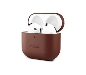 Epico Leather case Pouzdro pro Apple AirPods Pro 3 hnědá